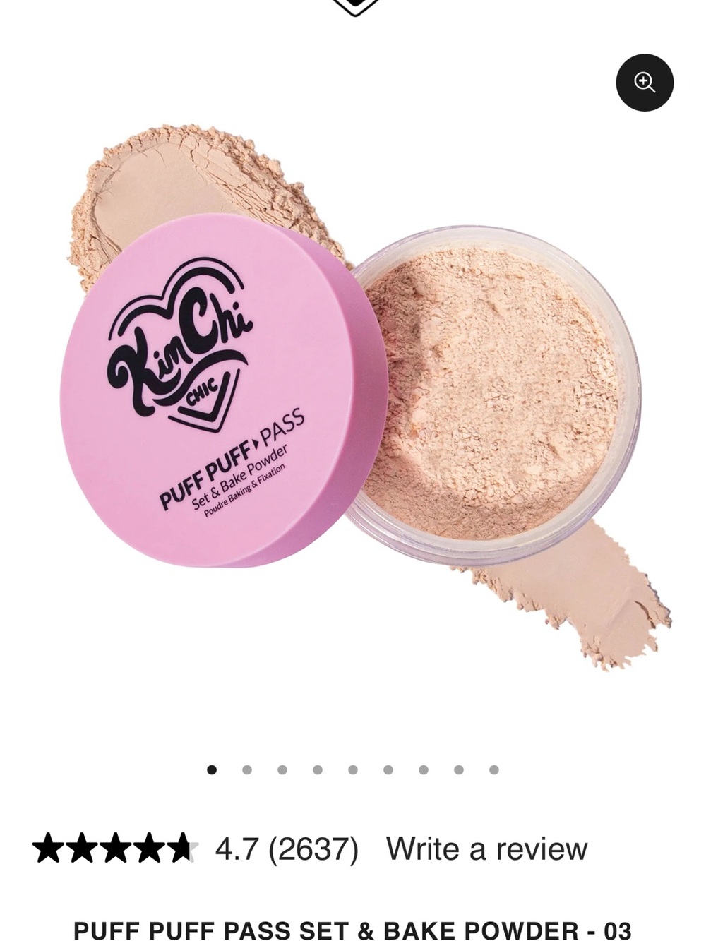 Puff Puff Pass Set & Bake Powder - 03 (Light Beige)